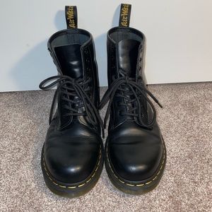 Black Dr. Martens 1460 Combat Boots Size 9 woman’s